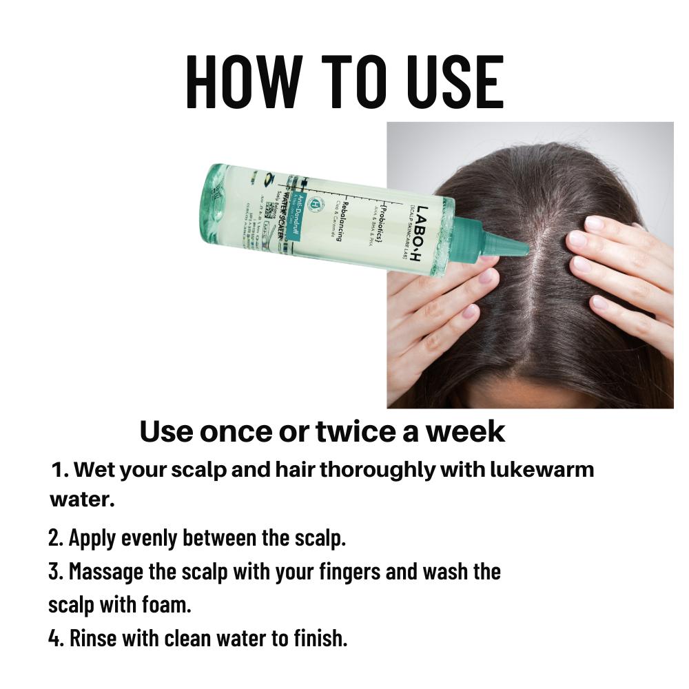 LABO-H Dandruff Clinic Hair Loss Symptom Relief Water Scaler 250 мл. Шампунь 333мл