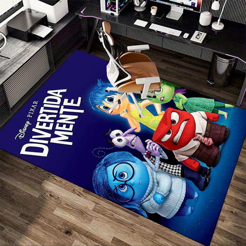 Inside Out Emotions Carpet For Playroom Bedroom Living Room Sofa Home Decorkids Game Area Rug Nonslip Floor Mat
