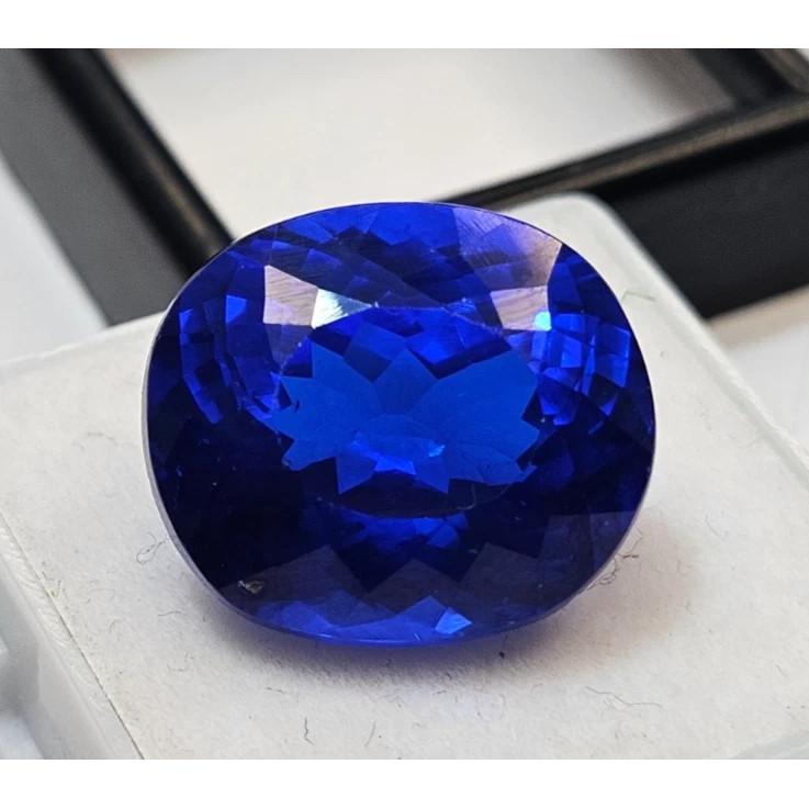 Certified Natural Blue Sapphire Oval Cut 18+ Ct Stunning Loose Gemstone