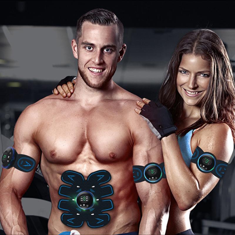 Magnetic Electric Muscle Stimulator Smart Fitness Body Slimming Massager for Waist Application
