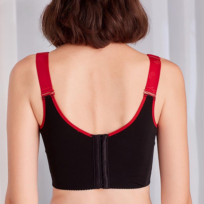 Wireless Bras for Women Plus Size Sexy Lingerie Push Up Underwear Lace Long Line Brassiere C D E Cup