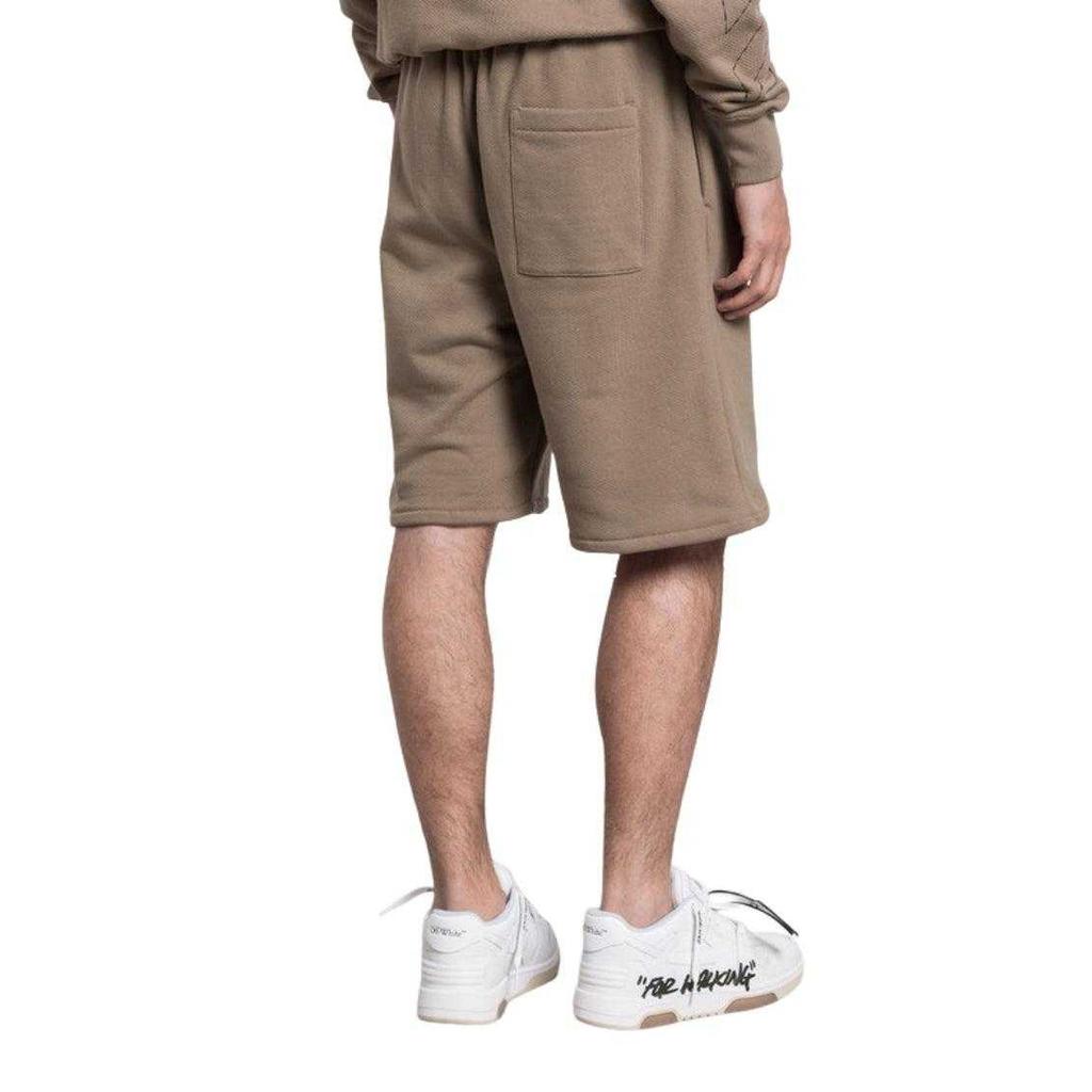 Off-White Unisex Adult Embroidered Sweat Shorts