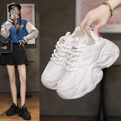 2025 осень новинка инс корейская версия маленьких белых туфель студенческая мода платформа женская обувь универсальная повседневная спортивная обувь FB3313