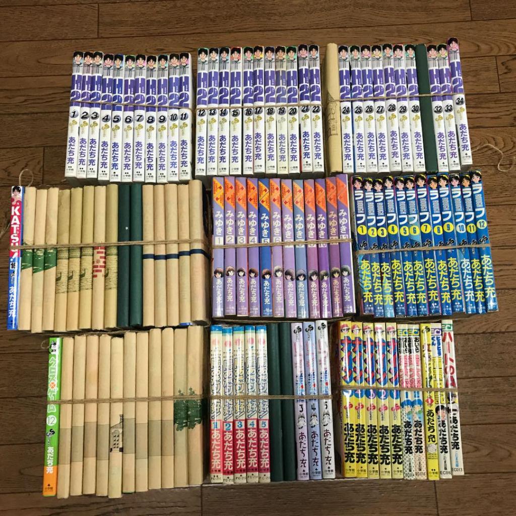 [USED] Adachi Mitsuru Comics Complete Set 105 Volumes (including rare works)