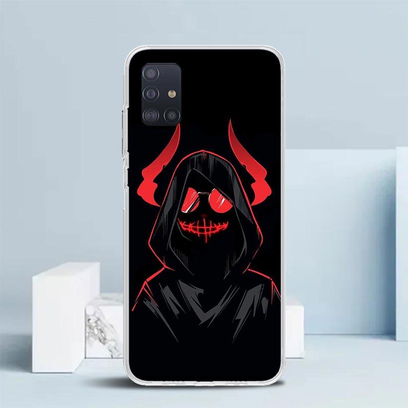 Чехол-бампер 'Дьявол Плохой Парень' Аниме для Samsung Galaxy A12 A22 A32 A52 A72 A02S Чехол для Телефона Note 20 Ultra 10 S10 Plus A51 A71 A50S A20