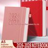 Английский планировщик на 2026-2028 годы: Утолщенный еженедельник и ежемесячник