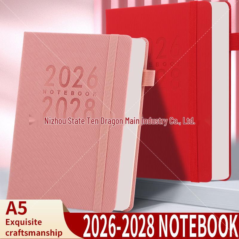 Английский планировщик на 2026-2028 годы: Утолщенный еженедельник и ежемесячник