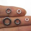 Steel Connecting Ring Pesca Lures Lead Jigging Snap Split Rings Tackle Connector Fishing Rings