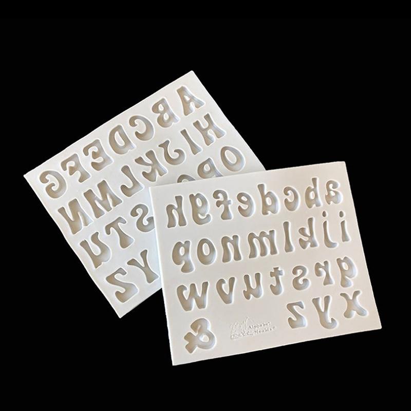 Формы для цифр, буквы, силиконовые формы, 3D-формы для помадки, инструменты для украшения тортов