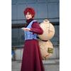 Gaara Cosplay Costume Sand Waterfall Fifth Kazekage Red Hair Shinobi Ninja Tatoo Sticker Set Wig Halloween Xmas