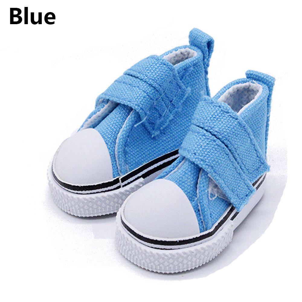 Пара реквизитов ручной работы длиной 5 см, игровой домик, джинсовая ткань, игрушки, аксессуары, кукольная обувь, мини-кеды