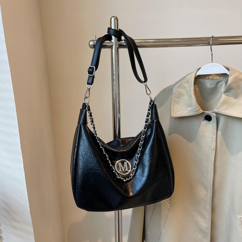 Повседневная сумка женская 2024 новая высококачественная сумка на цепочке через плечо вместительная сумка-мессенджер для поездок на работу