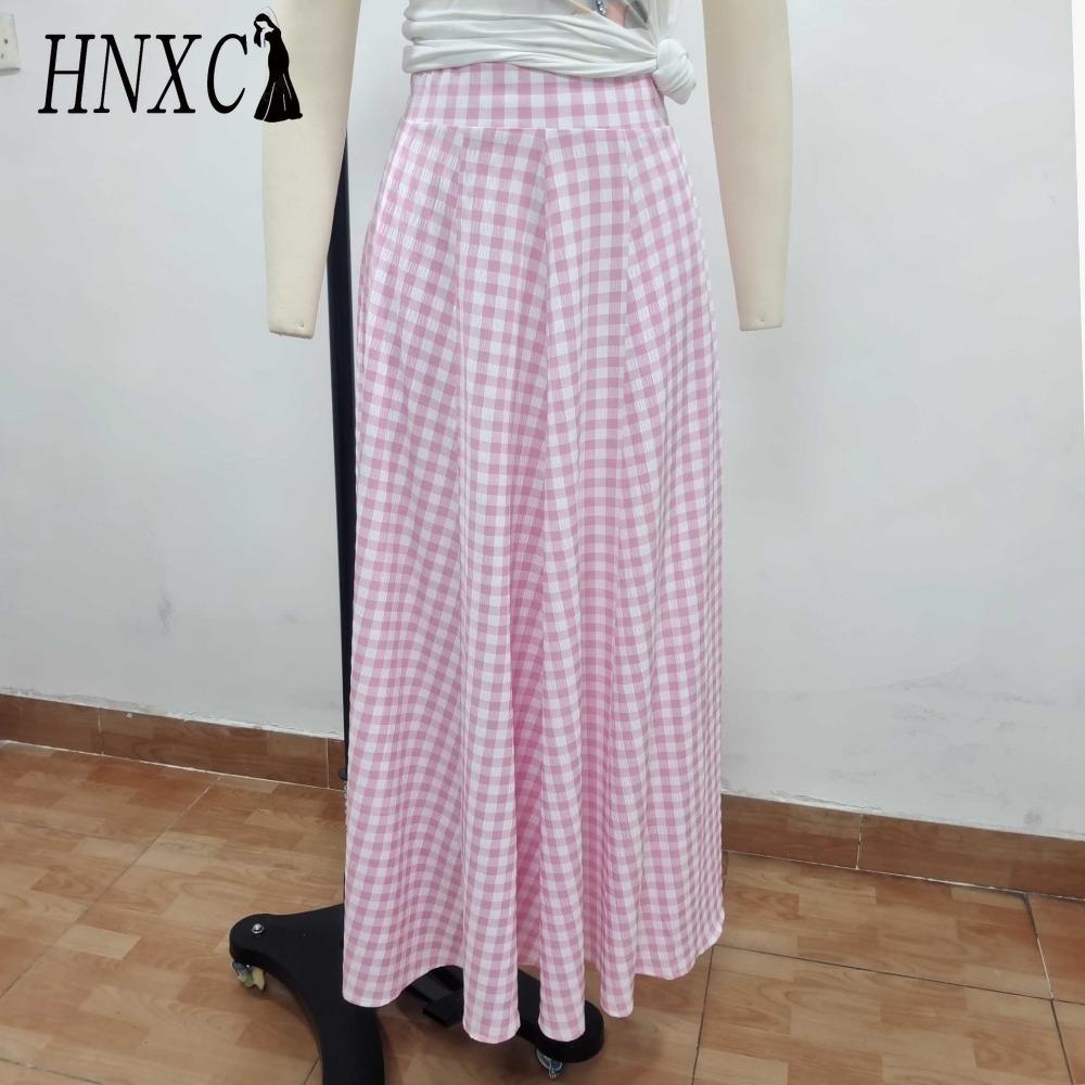 HNXC Женская модная повседневная летняя весенняя юбка