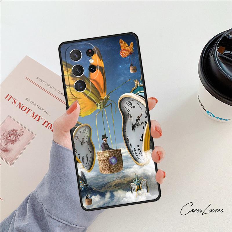 Чехол для телефона с картиной Сальвадора Дали Для Samsung Galaxy S24 S25 S23 S22 Ultra Note 10 20 Plus S20 S21 FE Чехол