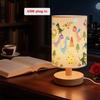 Fabric Bedside Night Light Soft Warm Night Light Kids Lamp Fabric Table Lamp  Bedside