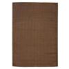 Natural Braided Suede Rug, Brown, 120x170 Cm