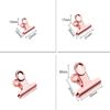 Photo Holder Bookmark Clips Stationery Round Metal Clamp Ticket Clamp Binder Clip Paper Clips