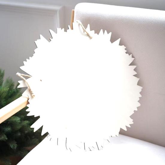 Renewed Wings Wreath Independence Day Decoration with Lanyard Easy To Hang Waterproof