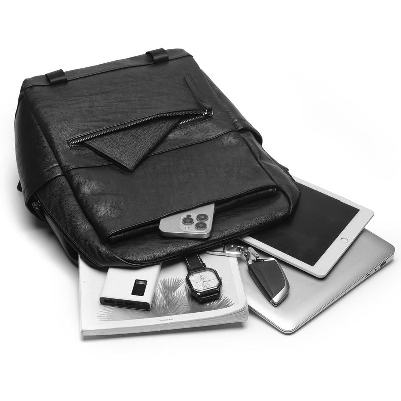 Мужской ПУ рюкзак деловой компьютерный рюкзак большой емкости рюкзак для улицы студенческий школьный рюкзак