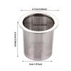 Stainless Steel Tea Leak Binaural Tea Filter With Cover Reusable Tea Strainers Tea Infusers Kitchen Teapot Coffee Tea Drinking Accessories