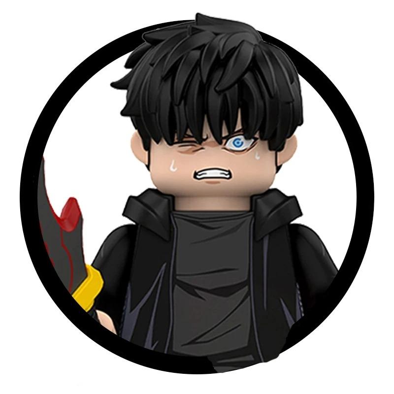 WM6220 WM6221 Аниме Мультфильм ТВ Solo Leveling Человек S Охотник Повышение Уровня Мини Строительные Блоки Фигурки Рождественский Фестиваль Игра Подарок Игрушка