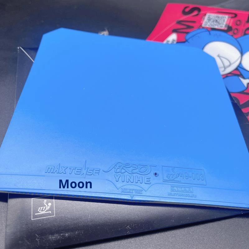 Yinhe MOON 12 Rubber Table Tennis Ball Blue Box Packaging