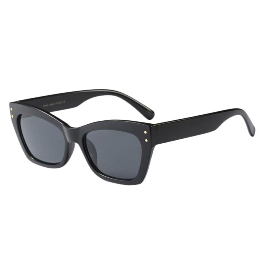 Ретро Винтажные солнцезащитные очки «кошачий глаз» унисекс, очки в стиле гранж, очки для рэпера