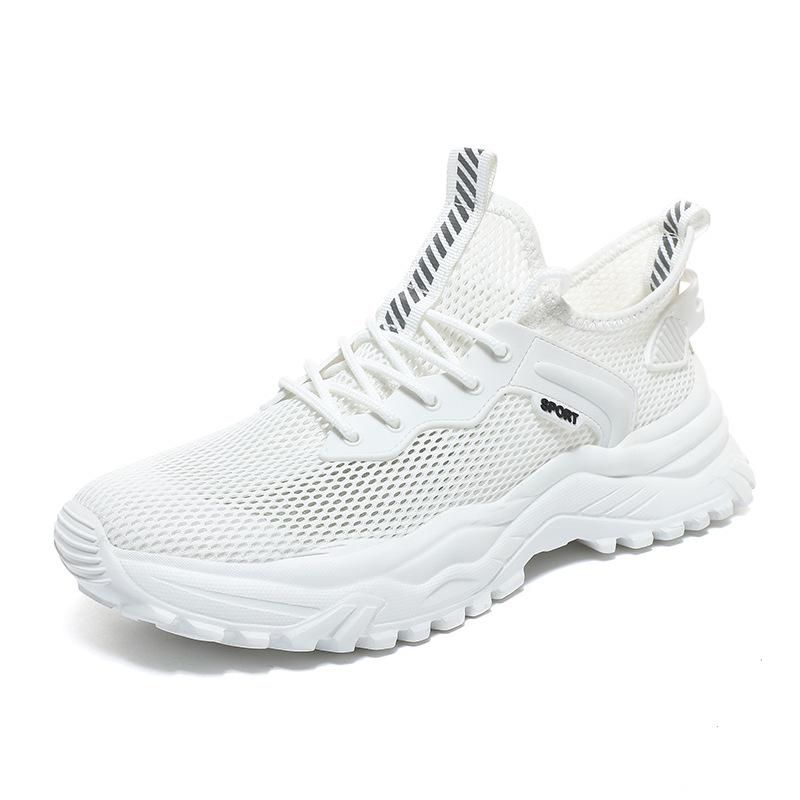 Весна новый спортивный сетчатый повседневный беговой мужской обувь уличный легкий дышащий полый мужской обувь