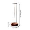Incense Holder Upside Down Incense Holder Upside Down Wooden Incense Burner Home Line Incense Burner Wooden Base Home Decoration