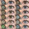 Colored Contact Lenses Sky Blue Eyeglass Lenses Brown Natural Color Lenses Light Gray Lenses Brown Eyeglass Lenses 1 Pair