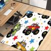 Truck Printed Carpet, for Office Chair Living Room Bedroom Kitchen Room Decor Gifts.