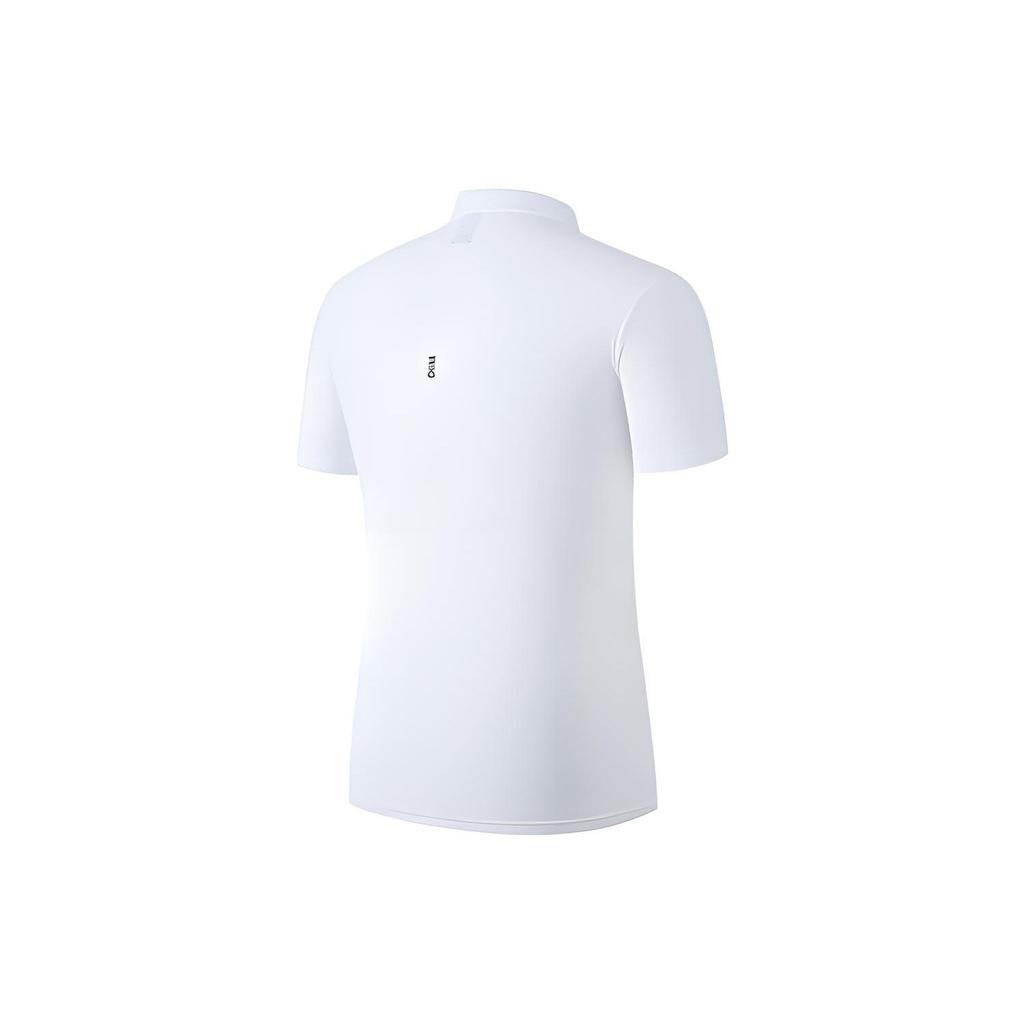 Anta National Flag Series Casual Sports Polo Shirt Men Tops White 152150105-1