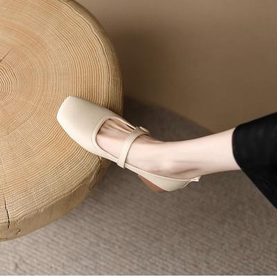 Туфли на мягкой подошве женские 2025 весна новые на плоской подошве вечерний бриз нежные туфли женские туфли не устают ноги Мэри Джейн маленькие кожаные туфли