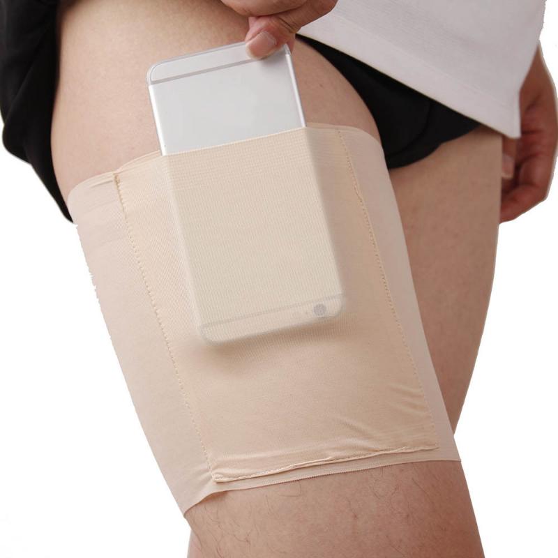 Летние Бандажи от Натирания Бедер с Карманом Эластичные Нескользящие Женские Сексуальные Кружевные Антифрикционные Полоски Модные Гетры Подарки