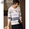 Женский вязаный кардиган в стиле Fair Isle на пуговицах