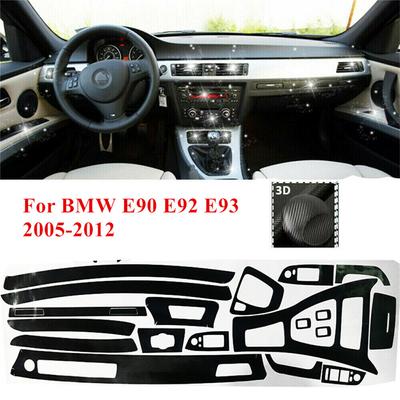 Для 2005-12 BMW 3 серии E90 E92 E93 LHD Отделка салона под карбоновое волокно