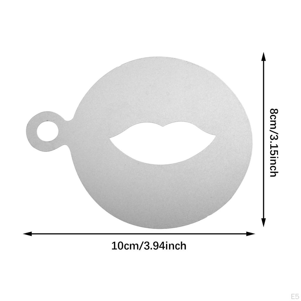 Трафареты для выпечки, украшения тортов, инструменты для латте-арта, бар с овсяными кексами