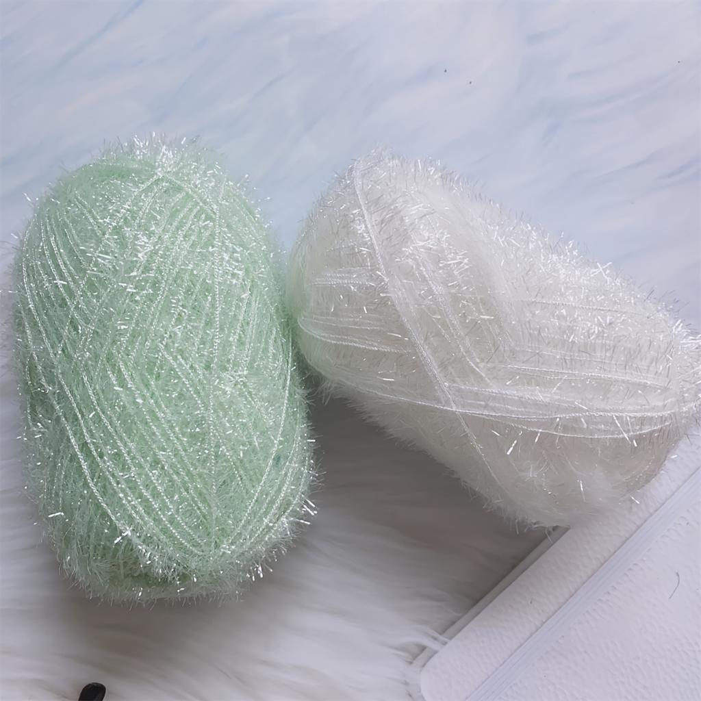 6pcs Segment Dyed Raffia Yarn for Beach Bags Chunky Polyester Bundle (300g) - Textured Crochet Knitting Yarn for DIY Tote Bags, Shawls