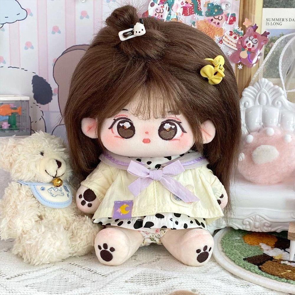 20cm Can Change Clothes Cloth Dolls Dress Up Baby Clothes Naked Baby Doll  Collection Gift