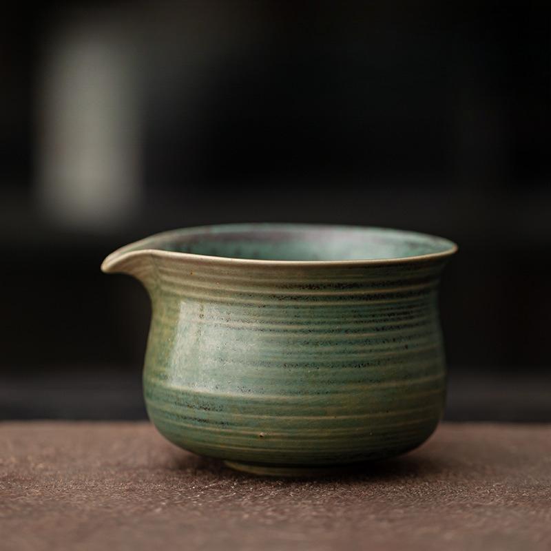 Japanese Style Ceramic Matcha Bowl High Temperature Resistant Kiln Discoloration Matcha Brewing Cup Kung Fu Tea Set Accessories