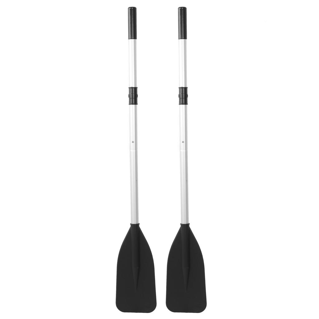 1 Pair Set 132cm Detachable Boat Oars Thickened Floating Aluminum Alloy Kayak Paddles for Rowing Boats Raft