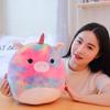35 см Squishmallows Радуга Единорог плюшевая кукла милый мультфильм подушка дети фаршированные