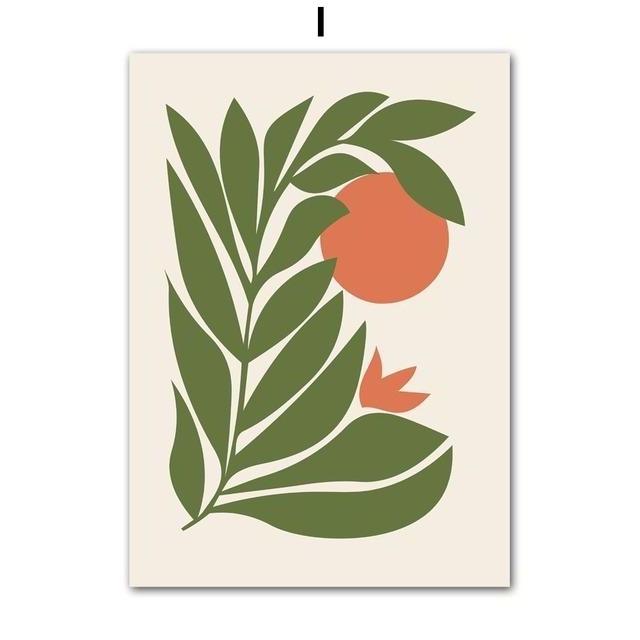 Роза неправильной цветовой гаммы, геометрические фигуры, настенные художественные постеры, принты, скандинавская картина на холсте, абстрактные картины, декор для гостиной