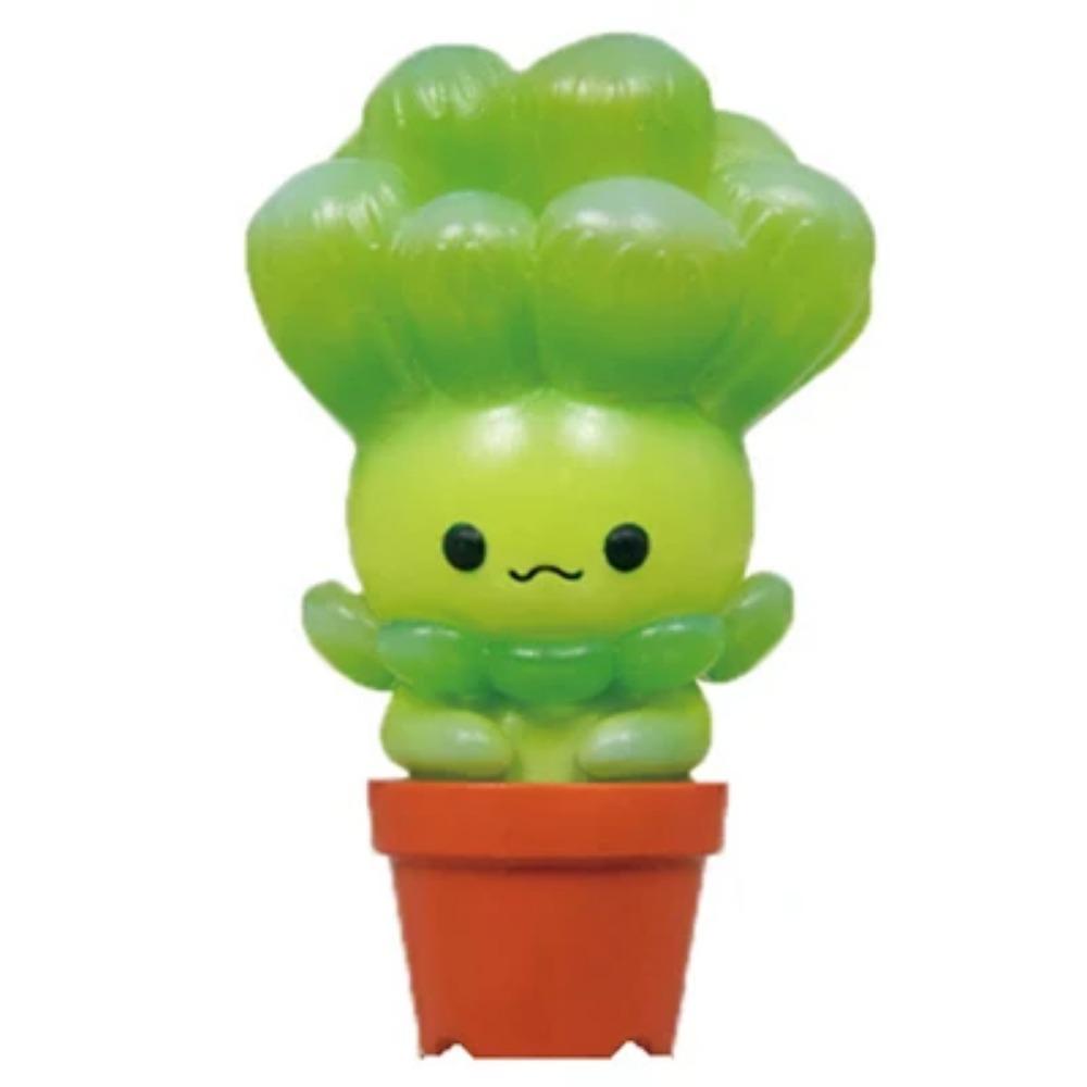 Gashapon Capsule Toys Succulents Evil Spirit Doll Green Potted Plant Action FIgures Model Toy Ornaments