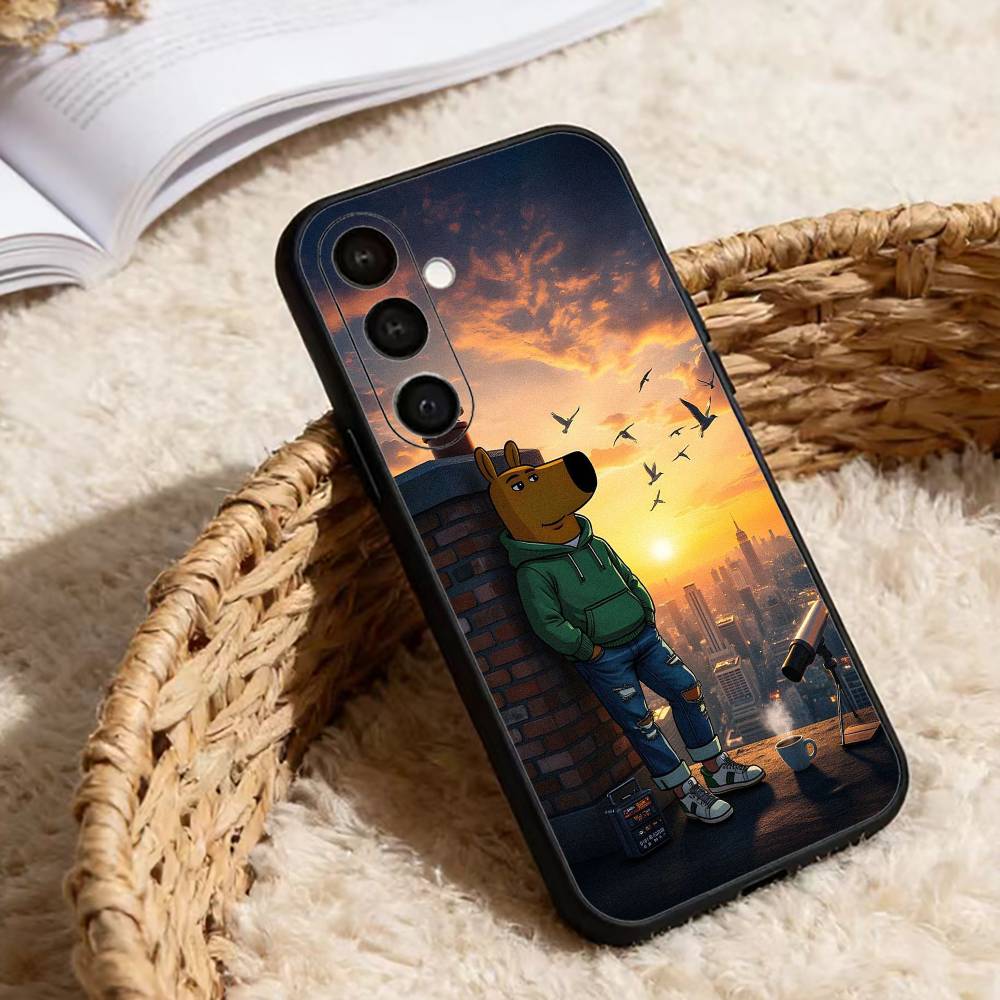 I Am Just a Chill Guy Phone Case For Samsung Galaxy A20,21s,22,31,32,52,53,72,73,80,91 Soft Black Shell