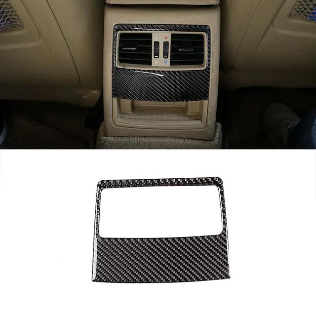 For BMW 3 Series E90 E92 E93 2005-2012 Soft Carbon Fiber Car Center Console Gearshift Panel Cover Trim Sticker Car Accessories