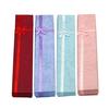 New 1 Pc Elegant Bowknot Long Necklace Bracelet Display Storage Case Jewelry Gift Box