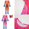 Cute And Comfortable Superkitties Children's Jumpsuit Cartoon Design Soft Milk Silk Fabric Multiple Colors 100cm-150cm/43.3-59.05in
