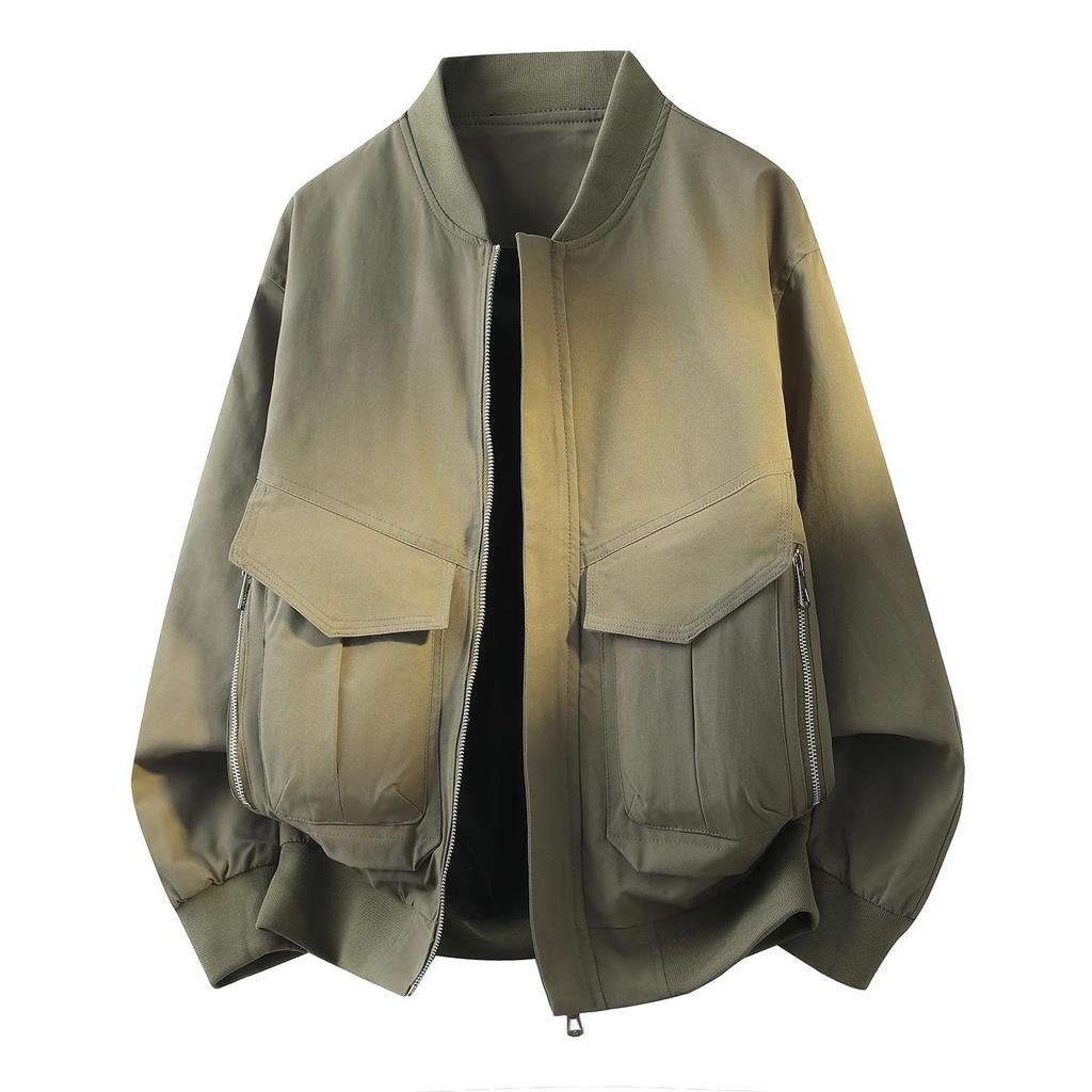High-Quality Men's Baseball Collar Workwear Jacket