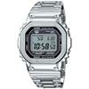 Casio wristwatch G-Shock domestic genuine product Bluetooth equipped full metal radio solar GMW-B5000D-1JF mens silver